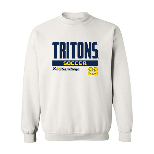 UCSD - NCAA Women's Soccer : Raquel Kalpakoff - Classic Fashion Shersey Crewneck Sweatshirt