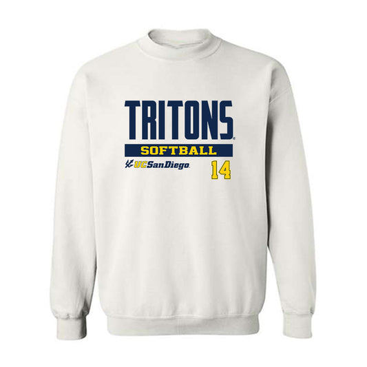 UCSD - NCAA Softball : Chloe Lesko - Classic Fashion Shersey Crewneck Sweatshirt-0