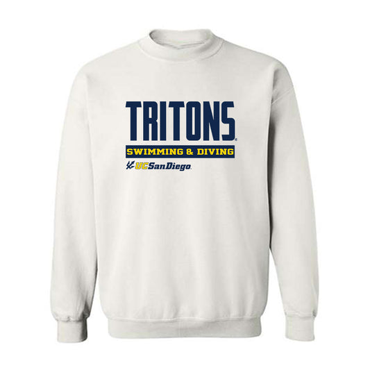 UCSD - NCAA Men's Swimming : Bekzhan Yessengeldy - Classic Fashion Shersey Crewneck Sweatshirt-0