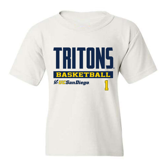 UCSD - NCAA Men's Basketball : Ryder Elisaldez - Youth T-Shirt