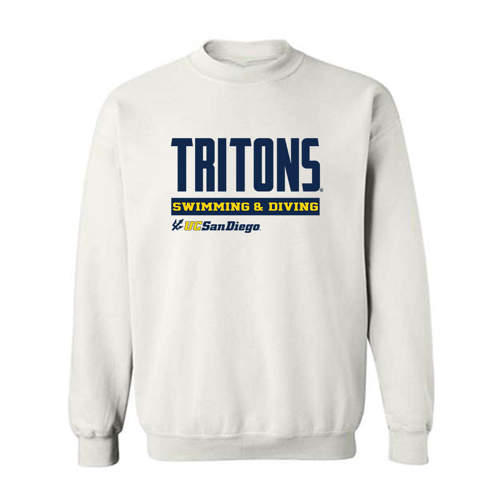UCSD - NCAA Men's Swimming : Jacob Cairns - Classic Fashion Shersey Crewneck Sweatshirt-0