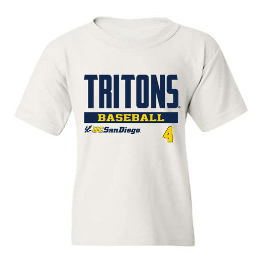 UCSD - NCAA Baseball : Addison Klepsch - Classic Fashion Shersey Youth T-Shirt-0