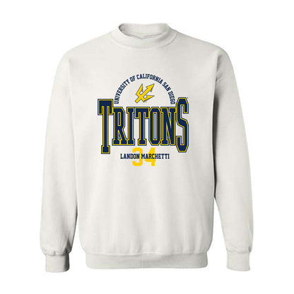 UCSD - NCAA Baseball : Landon Marchetti - Crewneck Sweatshirt Classic Fashion Shersey