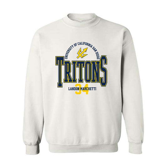 UCSD - NCAA Baseball : Landon Marchetti - Crewneck Sweatshirt Classic Fashion Shersey