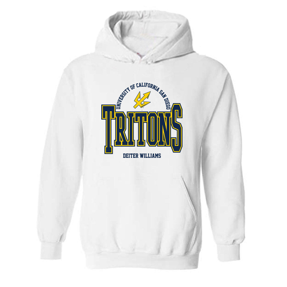 UCSD - NCAA Men's Track & Field : Deiter Williams - Classic Fashion Shersey Hooded Sweatshirt