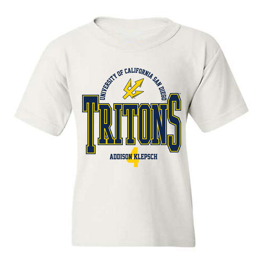 UCSD - NCAA Baseball : Addison Klepsch - Classic Fashion Shersey Youth T-Shirt-0