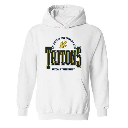 UCSD - NCAA Men's Swimming : Bekzhan Yessengeldy - Classic Fashion Shersey Hooded Sweatshirt-0