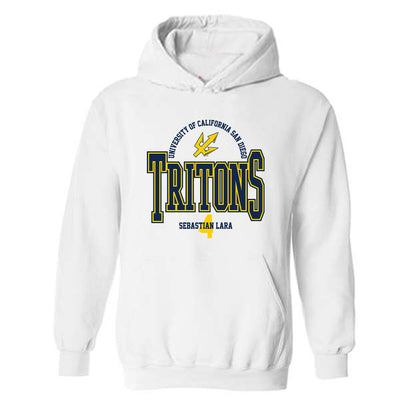 UCSD - NCAA Men's Volleyball : Sebastian Lara - Classic Fashion Shersey Hooded Sweatshirt