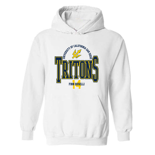 UCSD - NCAA Men's Water Polo : Finn Bugelli - Classic Fashion Shersey Hooded Sweatshirt-0