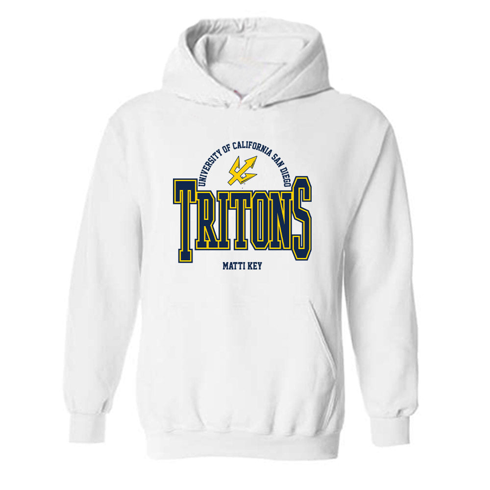 UCSD - NCAA Women's Rowing : Matti Key - Classic Fashion Shersey Hooded Sweatshirt