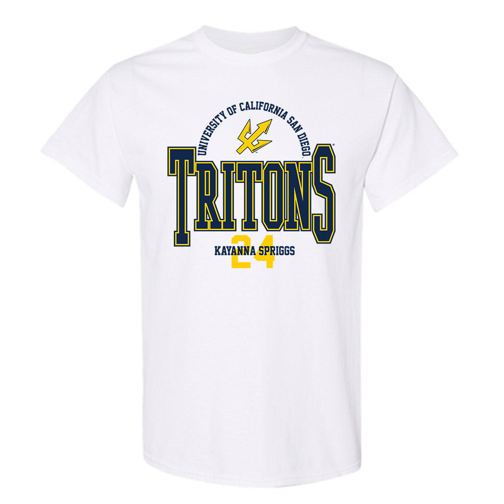 UCSD - NCAA Women's Basketball : Kayanna Spriggs - Classic Fashion Shersey T-Shirt