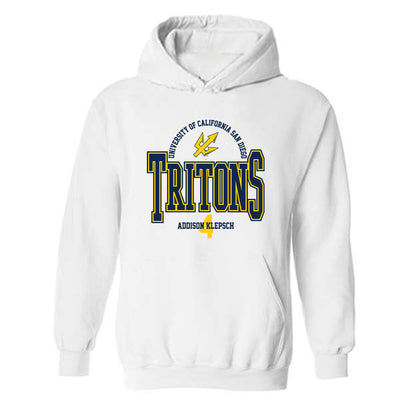 UCSD - NCAA Baseball : Addison Klepsch - Classic Fashion Shersey Hooded Sweatshirt-0