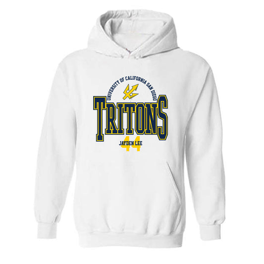 UCSD - NCAA Baseball : Jayden Lee - Classic Fashion Shersey Hooded Sweatshirt-0