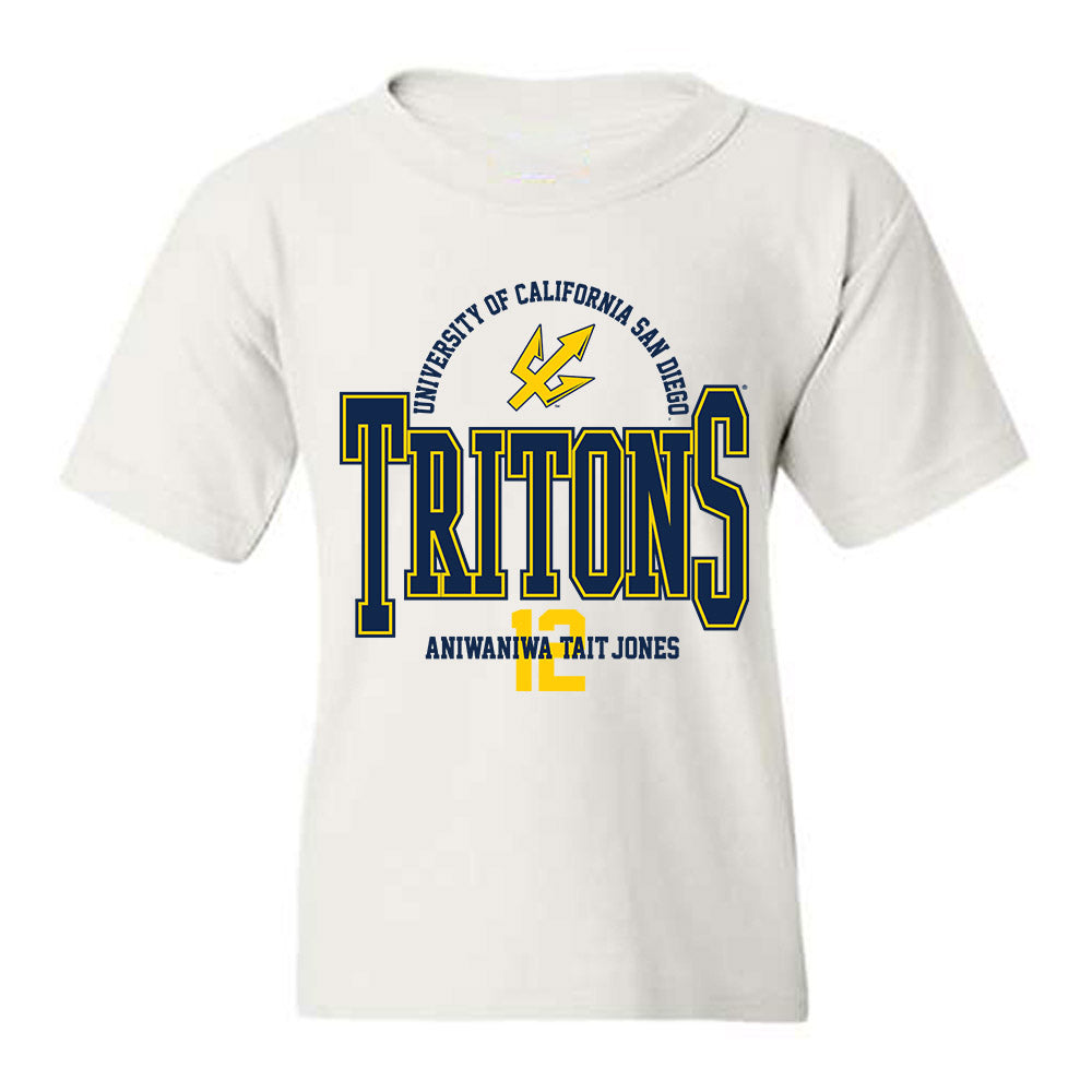 UCSD - NCAA Men's Basketball : Aniwaniwa Tait-Jones - Classic Fashion Shersey Youth T-Shirt-0