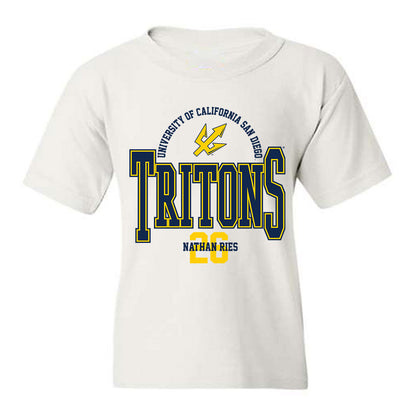 UCSD - NCAA Baseball : Nathan Ries - Classic Fashion Shersey Youth T-Shirt-0