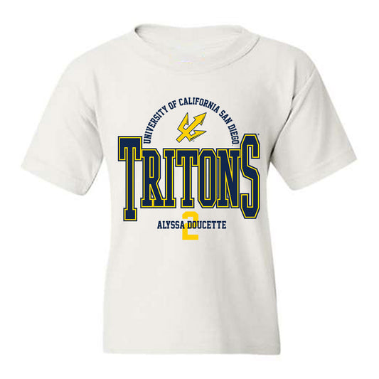 UCSD - NCAA Softball : Alyssa Doucette - Classic Fashion Shersey Youth T-Shirt-0