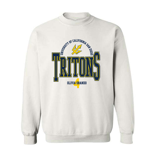 UCSD - NCAA Women's Water Polo : Olivia Obando - Classic Fashion Shersey Crewneck Sweatshirt-0