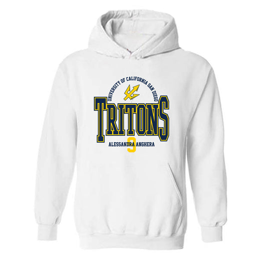 UCSD - NCAA Women's Water Polo : Alessandra Anghera - Classic Fashion Shersey Hooded Sweatshirt-0