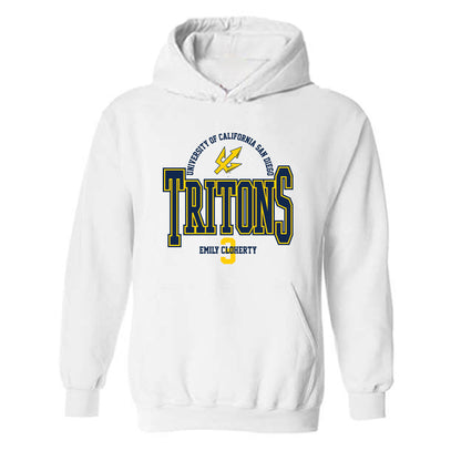 UCSD - NCAA Women's Water Polo : Emily Cloherty - Classic Fashion Shersey Hooded Sweatshirt-0