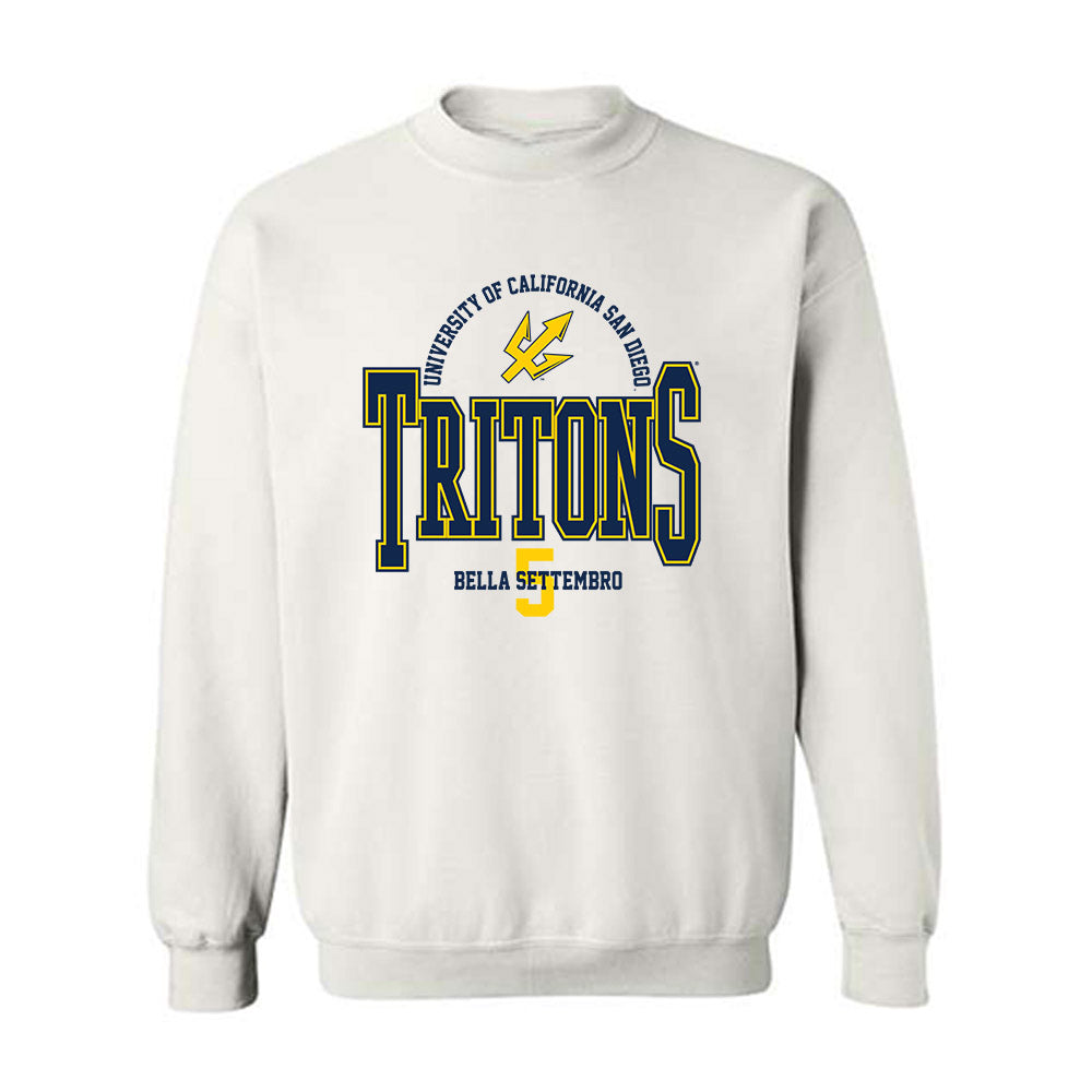 UCSD - NCAA Softball : Bella Settembro - Classic Fashion Shersey Crewneck Sweatshirt-0