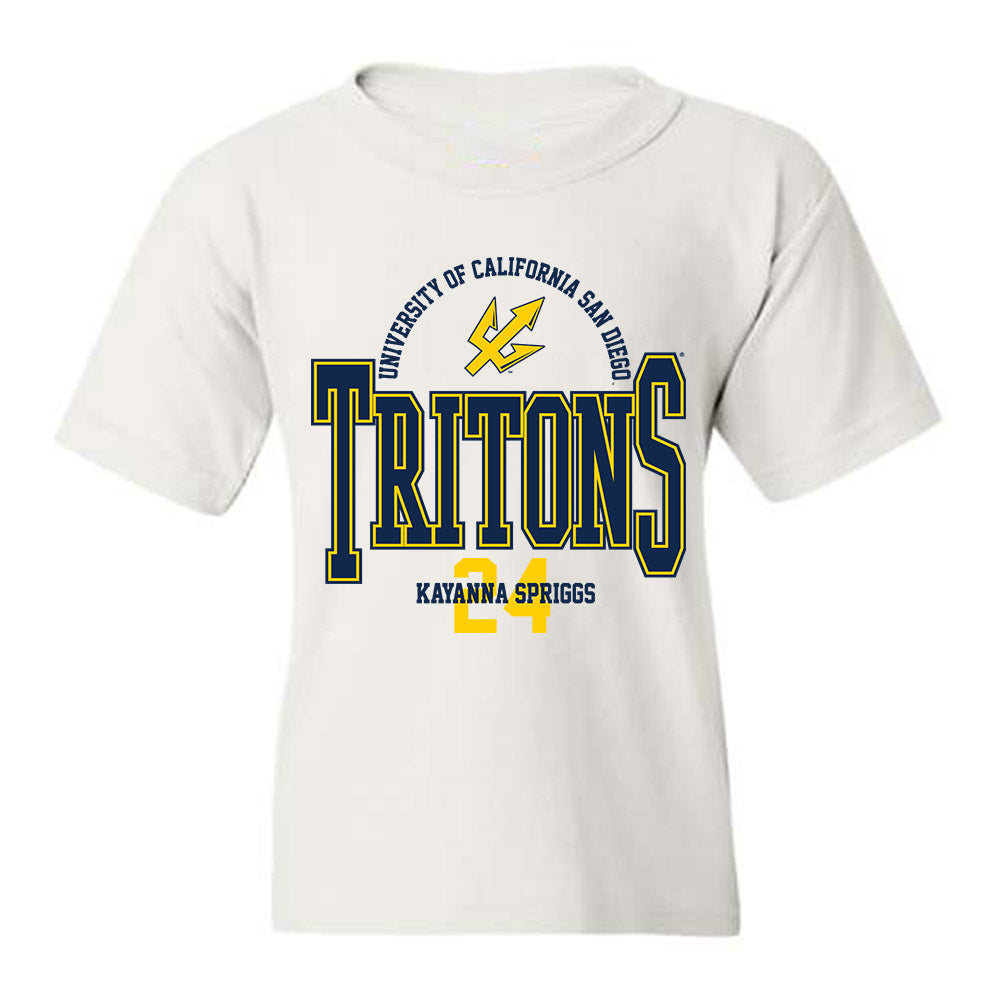 UCSD - NCAA Women's Basketball : Kayanna Spriggs - Classic Fashion Shersey Youth T-Shirt