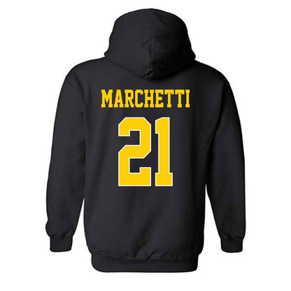 UCSD - NCAA Baseball : Landon Marchetti - Classic Fashion Shersey Hooded Sweatshirt-1