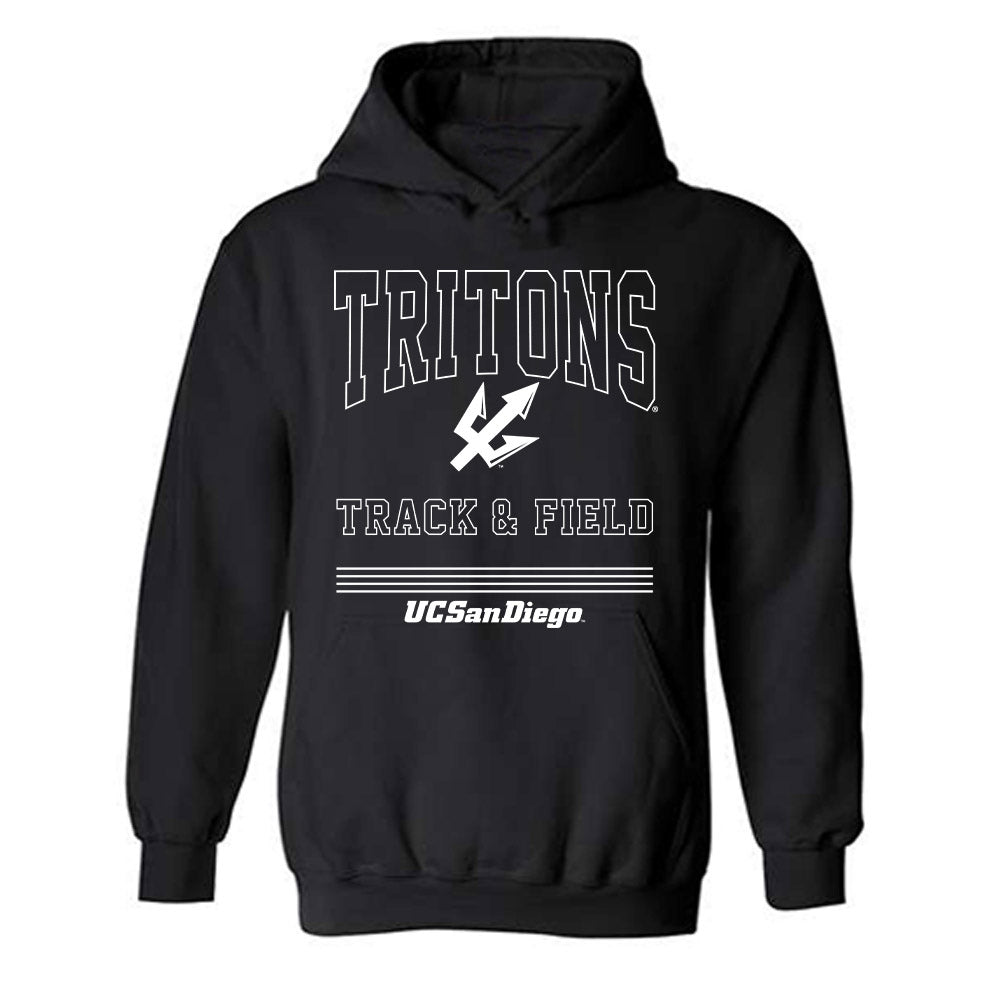 UCSD - NCAA Men's Track & Field : Kenneth Tucker - Classic Fashion Shersey Hooded Sweatshirt