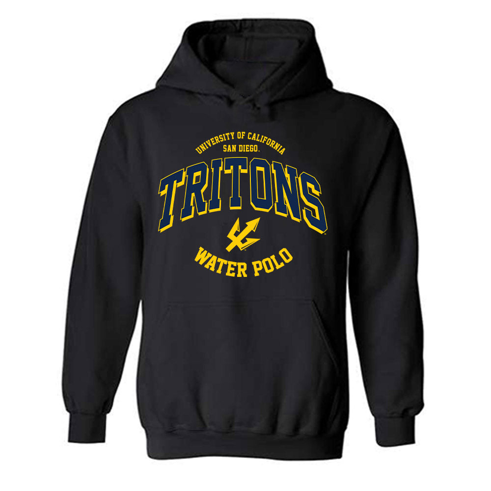 UCSD - NCAA Men's Water Polo : Parker George - Classic Fashion Shersey Hooded Sweatshirt-0