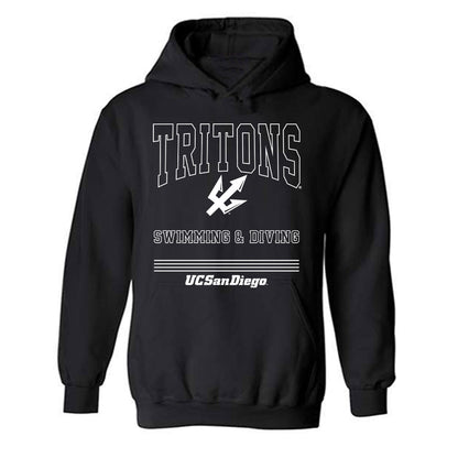 UCSD - NCAA Men's Swimming & Diving : Jackson Bernstein - Classic Fashion Shersey Hooded Sweatshirt