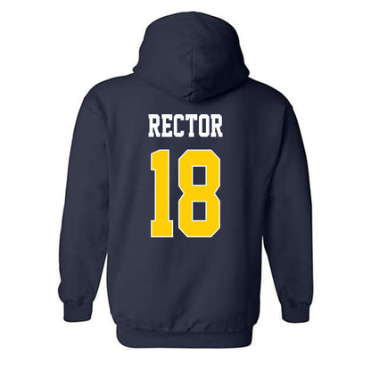 UCSD - NCAA Baseball : Trevor Rector - Classic Shersey Hooded Sweatshirt-1