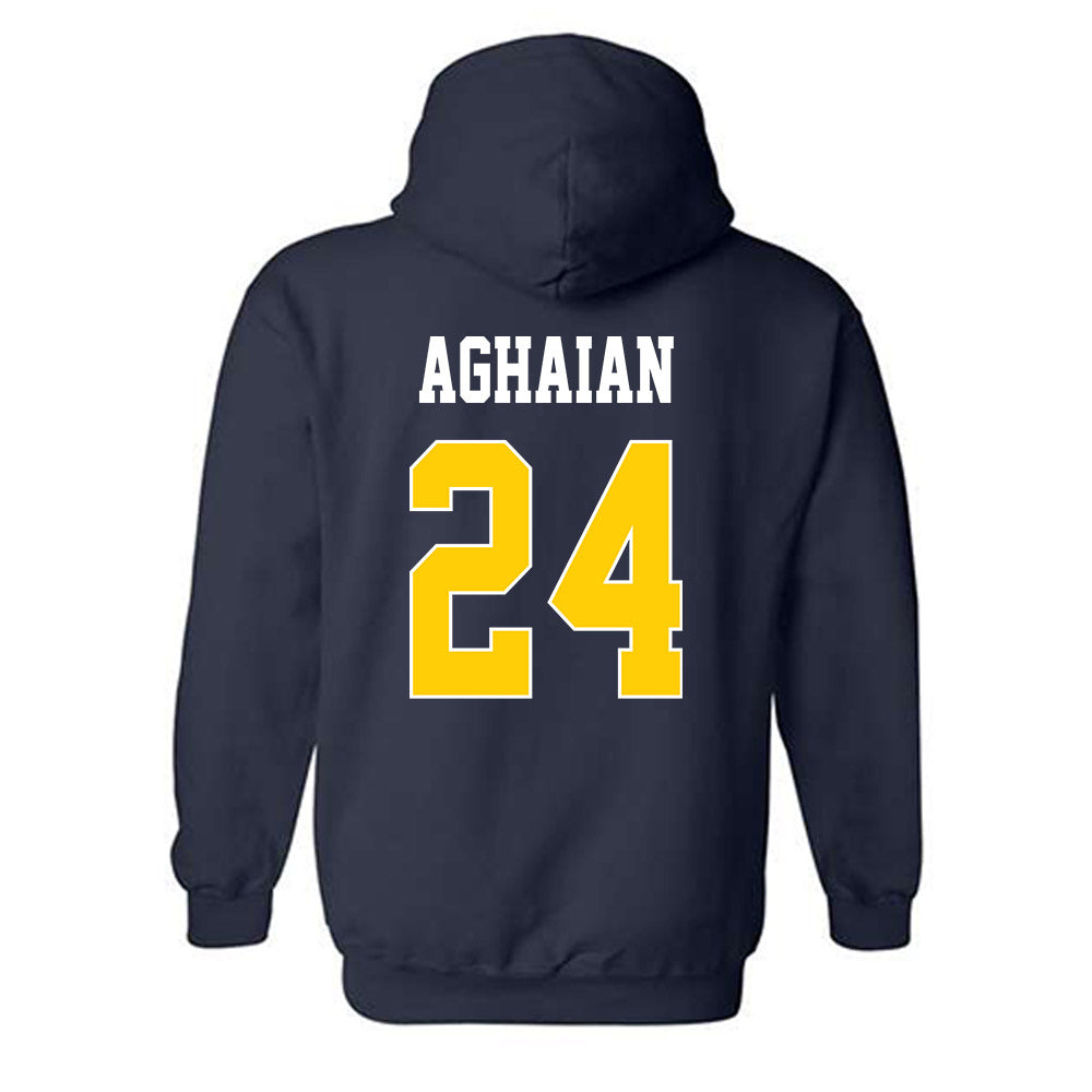 UCSD - NCAA Men's Soccer : Nick Aghaian - Classic Shersey Hooded Sweatshirt