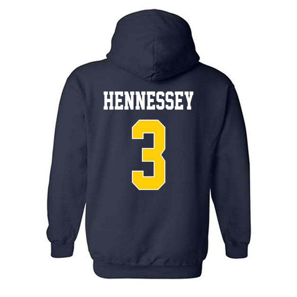 UCSD - NCAA Men's Water Polo : Eamon Hennessey - Classic Shersey Hooded Sweatshirt-1
