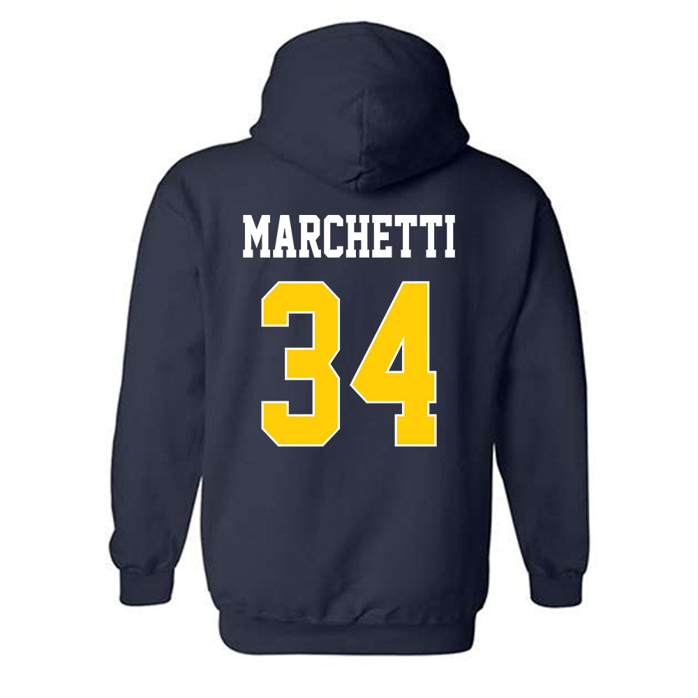 UCSD - NCAA Baseball : Landon Marchetti - Hooded Sweatshirt Classic Shersey