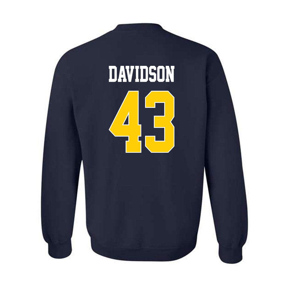 UCSD - NCAA Baseball : Garrett Davidson - Classic Shersey Crewneck Sweatshirt-1