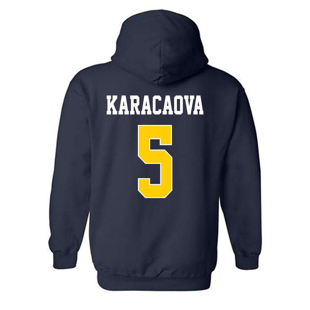UCSD - NCAA Women's Volleyball : Sabire Karacaova - Classic Shersey Hooded Sweatshirt-1
