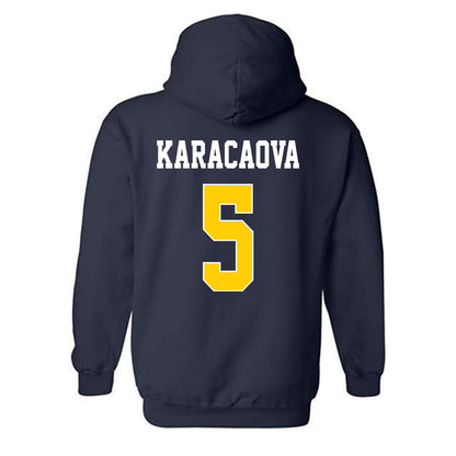 UCSD - NCAA Women's Volleyball : Sabire Karacaova - Classic Shersey Hooded Sweatshirt-1