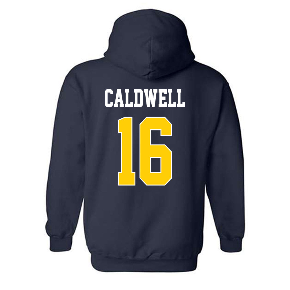  - NCAA Softball : India Caldwell - Classic Shersey Hooded Sweatshirt-1