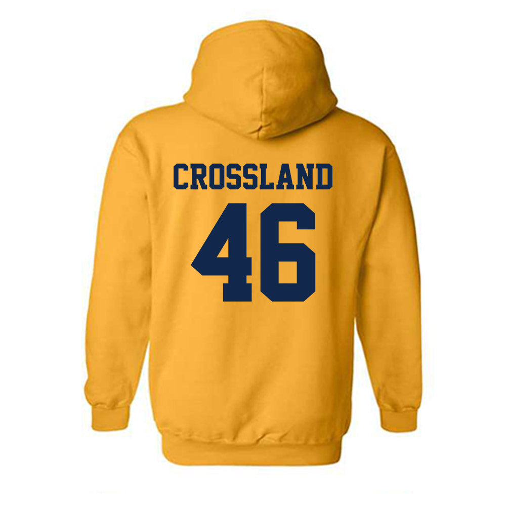 UCSD - NCAA Baseball : Michael Crossland - Classic Shersey Hooded Sweatshirt-1