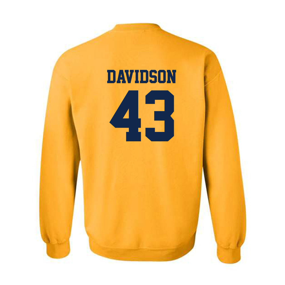 UCSD - NCAA Baseball : Garrett Davidson - Classic Shersey Crewneck Sweatshirt-1