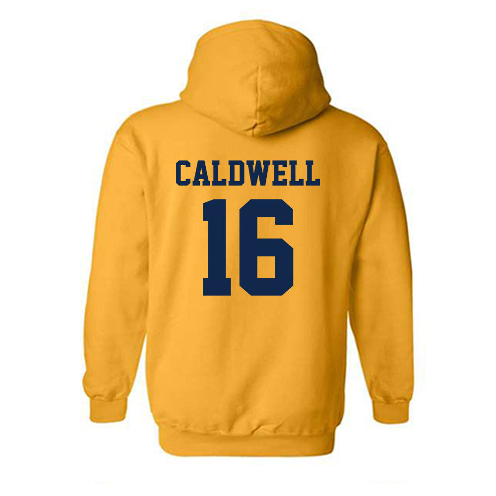  - NCAA Softball : India Caldwell - Classic Shersey Hooded Sweatshirt-1