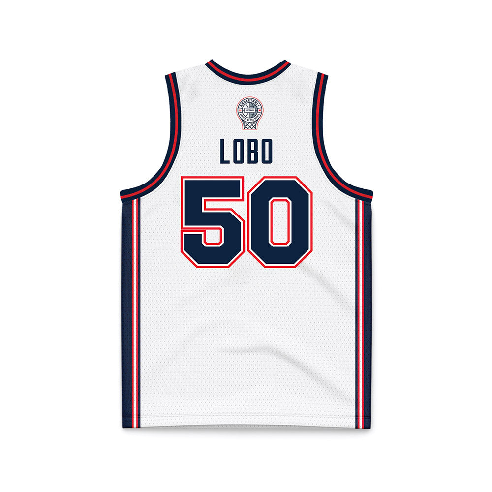 UConn - Women's Basketball Legends : Rebecca Lobo - Basketball Jersey-1