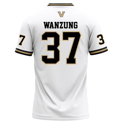 Vanderbilt - NCAA Football : Jack Wanzung - White Football Jersey-1