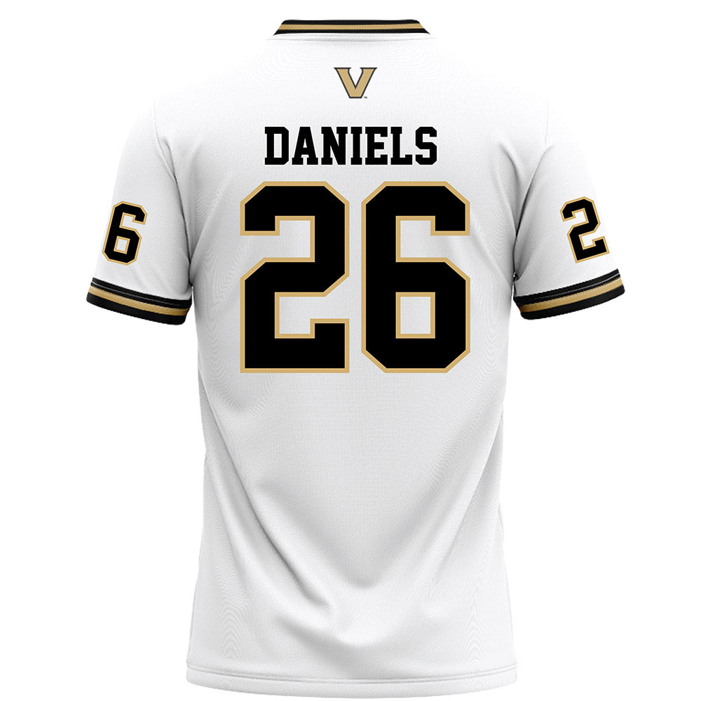 Vanderbilt - NCAA Football : Cayden Daniels - White Football Jersey-1