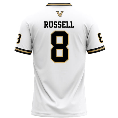 Vanderbilt - NCAA Football : Tyson Russell - White Football Jersey