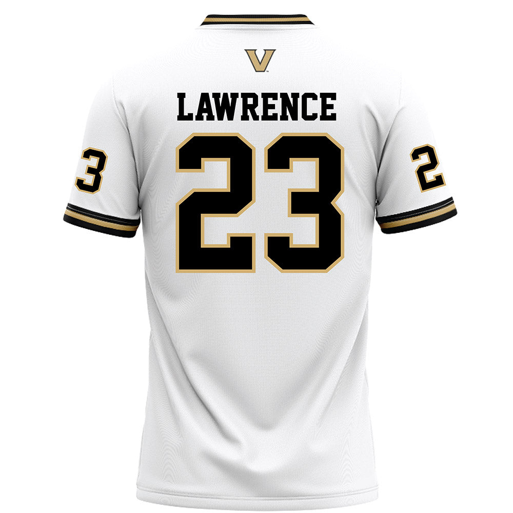Vanderbilt - NCAA Football : Carson Lawrence - White Football Jersey-1