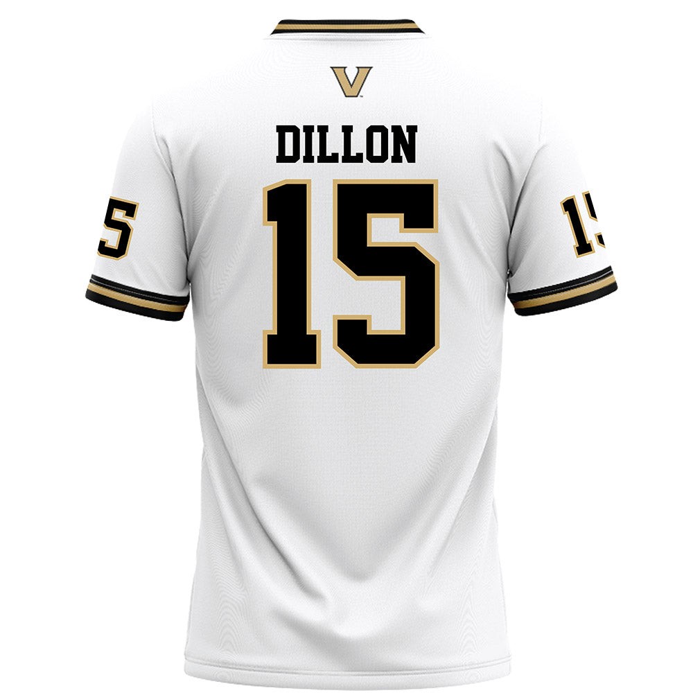 Vanderbilt - NCAA Football : Jeremiah Dillon - White Football Jersey