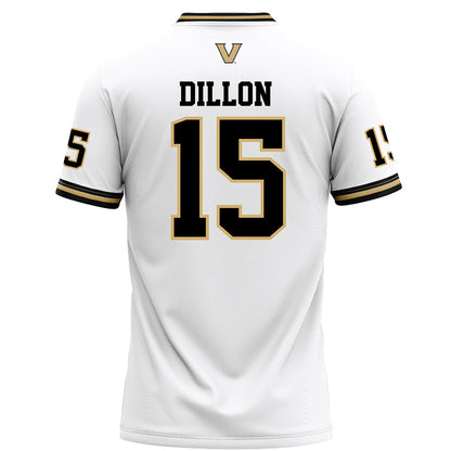 Vanderbilt - NCAA Football : Jeremiah Dillon - White Football Jersey