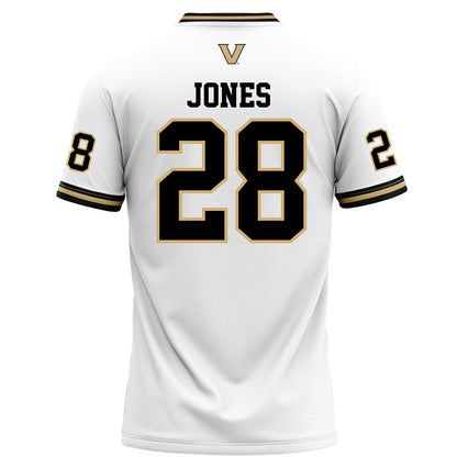 Vanderbilt - NCAA Football : Thomas Jones - White Football Jersey