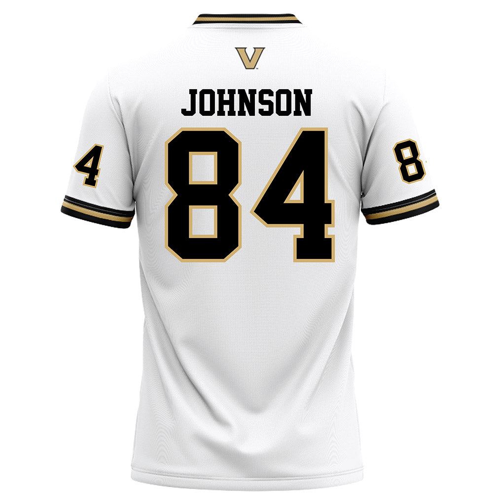 Vanderbilt - NCAA Football : Kam Johnson - White Football Jersey