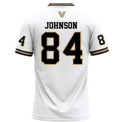 Vanderbilt - NCAA Football : Kam Johnson - White Football Jersey